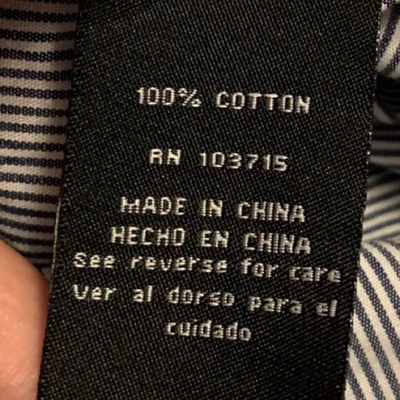 NWT Zac & Rachel 100% Cotton Striped Top Sz S - Picture 5 of 6